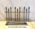 2' Solid Steel Fence - All Spear Border Edging - Full Section
