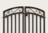 3' x 4' Metal Double Delavan Entrance Gate 