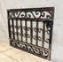 36"t x 36"w Curly Magnolia Wrought Iron Ornate Gate
