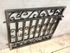 36"t x 36"w Curly Magnolia Wrought Iron Ornate Gate