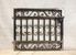 36"t x 36"w Curly Magnolia Wrought Iron Ornate Gate