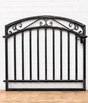 Decorative 3ft x 3.5ft Delavan Wrought Iron Entrance Gate