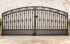 4't x 12'w Puppy Picket Durango Select Driveway Entry Metal Gate