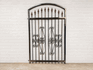Decorative 4ft x 3.5ft Curly Modesto Wrought Iron Garden Gate