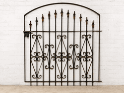 Decorative 4ft x 45in Curly Clarkson Wrought Iron Entry Gate