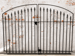 Decorative 4ft x 84in Clarkson Wrought Iron Double Garden Gate