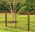 4t x 6w Woodson Entry Gate - Wrought Iron Center Divide