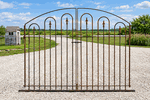 4t x 6w Woodson Entry Gate - Wrought Iron Center Divide
