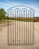 4ft Wide Opening 5ft Tall Metal Woodson Garden Gate