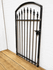 Decorative 5ft x 3ft Lamoine Wrought Iron Entrance Gate