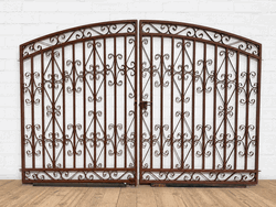 Decorative 5ft x 8ft Scottsdale Wrought Iron Double Driveway Gate