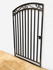 Decorative 6ft x 3.5ft Delavan Wrought Iron Entrance Gate