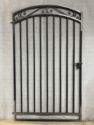 Decorative 6ft x 3.5ft Delavan Wrought Iron Entrance Gate