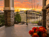 84" Wrought Iron Wilmington Center Divide Entrance Gate