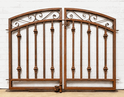 Wrought Iron 36"t x 54"w Double Barrington Entry Gate