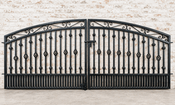 4't x 12'w Puppy Picket Durango Select Driveway Entry Metal Gate