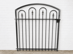 Wrought Iron 4't Handmade Des Moines Gate 50"w