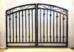 Large Wrought Iron Center Divide Barrington Gate 4ft tall