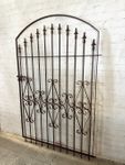 Wrought Iron 60"t x 44" Curly Clarkson Gate Entry