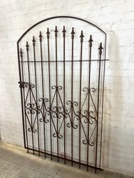Wrought Iron 60"t x 44" Curly Clarkson Gate Entry
