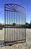 Big Metal  6x4 Sunburst Gate For Landscape 