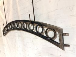 Wrought Iron Circle Framed Arch - Gate Topper