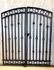 Metal Decorative Wilmington Circle Center Divide Gate 60"t