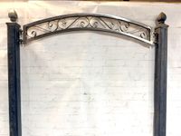 Wrought Iron Curly Post Arbor  - Heavy Duty Entrance 
