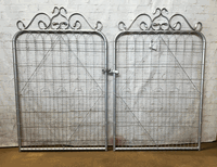 Wide Center Divide Woven Wire Gate Made 8' Entry - Use 2, 4x4 Gates