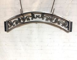 Heavy Duty Concord Wall Arch - Metal Grape & Ivy Decor 42" to 46"