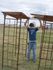 Widest Metal Garden Double Pergola 84"T x 128" x 142"