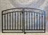 Barrington Metal Center Divide Yard Entrance Gate 3't x 6'w