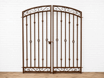 Decorative 6ft x 5ft Wilmington Double Wrought Iron Garden Gate