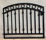 Wrought Iron Arched Circle Choice Gate - 36" Tall