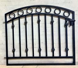 Wrought Iron Arched Circle Choice Gate - 36" Tall