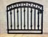 Wrought Iron Arched Circle Choice Gate - 36" Tall