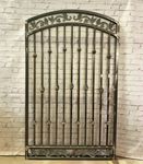 Metal Concord Select 48"w to 56"w x 72"t Grape & Ivy Entry Gate
