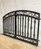 Decorative 3ft x 6ft Donovan Center Divide Wrought Iron Double Gate