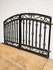 Decorative 3ft x 6ft Donovan Center Divide Wrought Iron Double Gate
