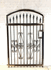 Decorative 4ft x 3.5ft Curly Modesto Iron Gate with Lock