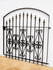 Decorative 4ft x 45in Curly Clarkson Wrought Iron Entry Gate