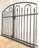 Decorative 4ft x 64in Woodson Center Divide Wrought Iron Double Gate