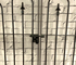 Decorative 4ft x 64in Woodson Center Divide Wrought Iron Double Gate