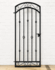 Decorative 5ft x 28in Donovan Wrought Iron Garden Gate
