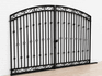 Decorative 6ft x 10ft Wilmington Double Wrought Iron Gate