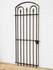 Decorative 6ft x 2.5ft Woodson Wrought Iron Garden Gate