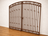 Decorative 6ft x 8ft Donovan Center Divide Wrought Iron Double Gate