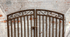 Delevan Wrought Iron Center Divide Entry Gate 4ft x 6ft