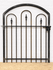Des Moines Wrought Iron Entry Gate 3ft x 3.5ft
