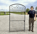 Des Moines Wrought Iron Fence Entry Gate 6ft x 48in
